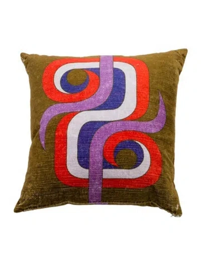 Pre-owned Jonathan Adler Madrid Pillow In Neutral