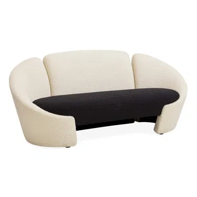 Jonathan Adler Marais 70.75'' Settee In Black;ivory