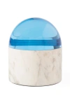 Jonathan Adler Marble Globo Box In Blue