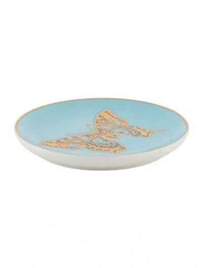 Pre-owned Jonathan Adler Mariposa Dish In Blue