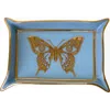Jonathan Adler Mariposa Valet Tray In Blue