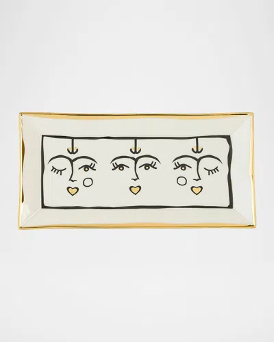 Jonathan Adler Marseilles Long Tray In Multi