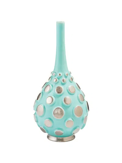 Jonathan Adler Medium Maritime Genie Vase In Blue