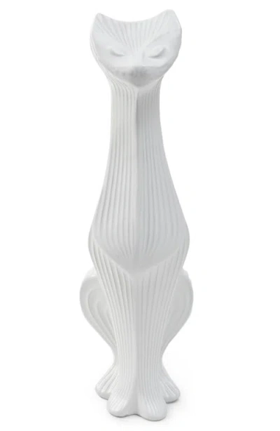 Jonathan Adler Menagerie Tall Cat In White