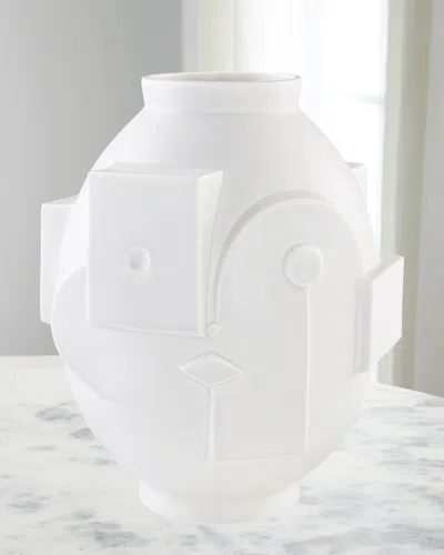 Jonathan Adler Metropolis Vase - Xl In White
