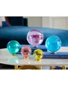 Jonathan Adler Multicolor Acrylic Orb 5-piece Set In Multi