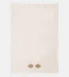 Jonathan Adler Muse Beaded Wool Throw In Neutral