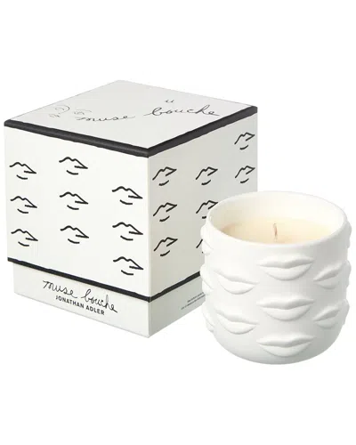 Jonathan Adler Muse Bouche Candle In White