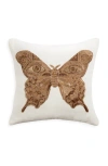Jonathan Adler Us Muse Butterfly Throw Pillow In Neutral