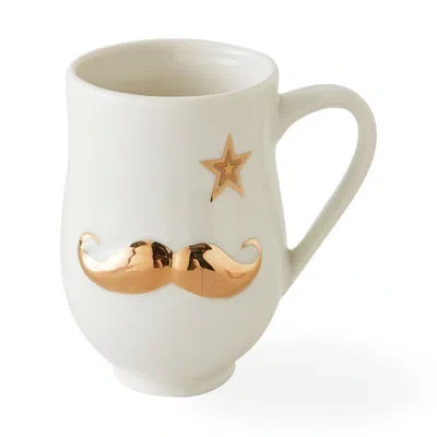 Jonathan Adler Muse Ceramic Coffee Mug In White
