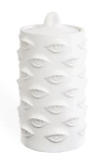 Jonathan Adler Muse Eyes Cookie Jar In White