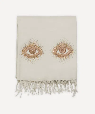 Jonathan Adler Muse Eyes Embellished Throw