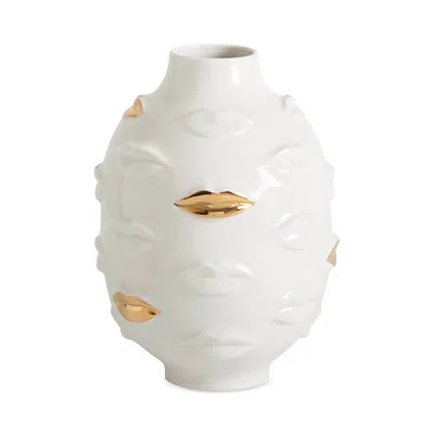 JONATHAN ADLER MUSE GILDED GALA ROUND VASE
