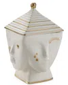 Jonathan Adler Muse Masquerade Candle In White