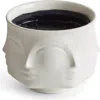 Jonathan Adler Muse Noir Ceramic Candle In White