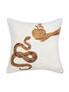 Jonathan Adler Us Muse Snake & Apple Throw Pillow In Multi