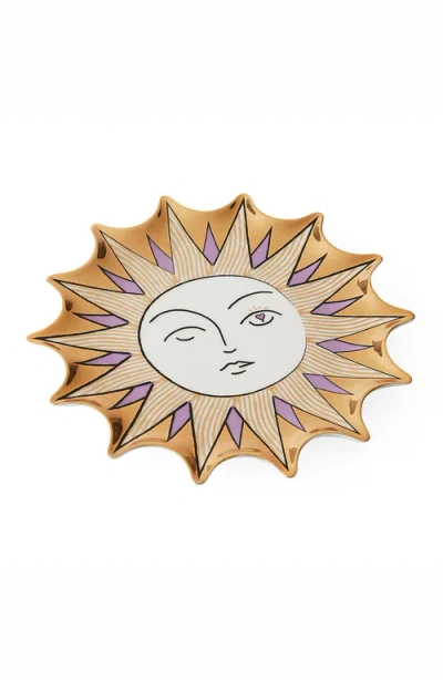 Jonathan Adler Muse Sun Trinket Tray In Multi