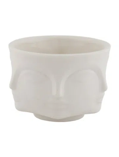 Pre-owned Jonathan Adler Muse Votive Candle Holder In White