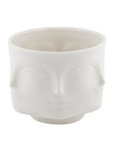 Pre-owned Jonathan Adler Muse Votive Candle Holder In White
