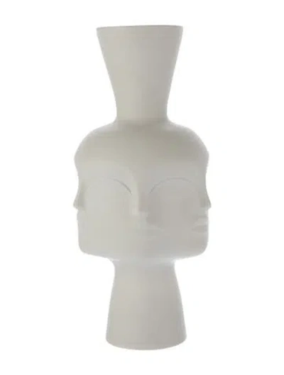 Pre-owned Jonathan Adler Muse Votive Candle Holder In White