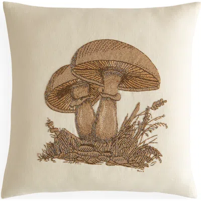 Jonathan Adler Mushrooms Beaded Pillow In Multi