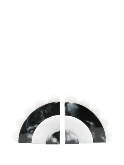 Jonathan Adler Mustique Bookends In Black