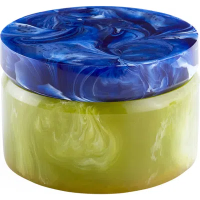Jonathan Adler Mustique Box In Green/navy