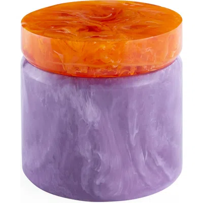 Jonathan Adler Mustique Box In Lavender/orange