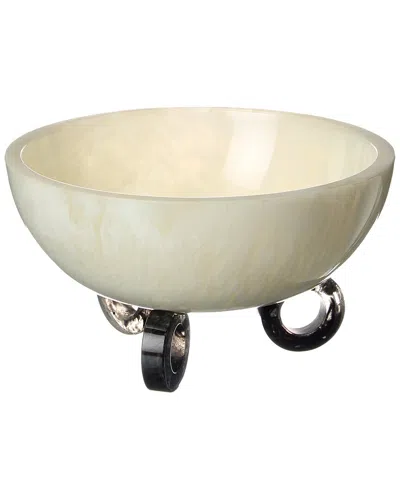Jonathan Adler Mustique Disc Bowl In Neutral