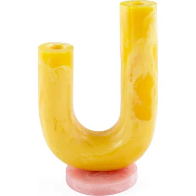 JONATHAN ADLER JONATHAN ADLER MUSTIQUE DOUBLE TUBE VASE