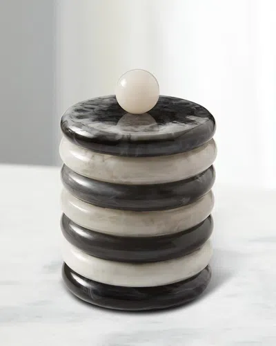 Jonathan Adler Mustique Ice Bucket In Black