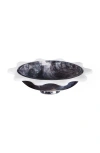 Jonathan Adler Como Ripple Bowl In Black/white
