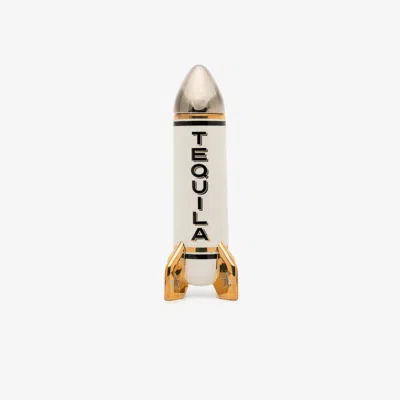 Jonathan Adler Neutral Tequila Rocket Decanter In Neutrals