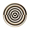 Jonathan Adler Op Art Round Serving Tray In Multi