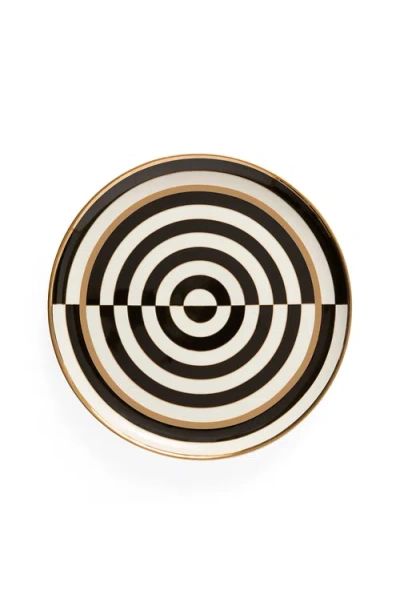 JONATHAN ADLER JONATHAN ADLER OP ART ROUND SERVING TRAY