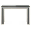 Jonathan Adler Op Art Waterfall Console In Ivory;charcoal