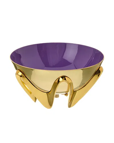 Jonathan Adler Oscar Bowl In Purple
