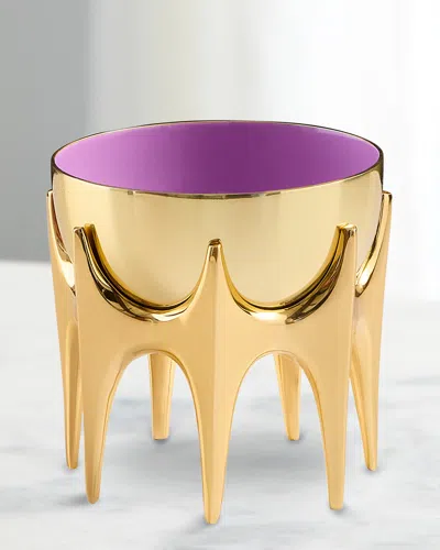 Jonathan Adler Oscar Bowl, 4.8" In Gold
