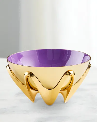 Jonathan Adler Oscar Bowl In Purple