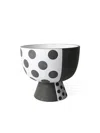 Jonathan Adler Palm Springs Dots Bowl In Black
