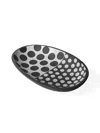 Jonathan Adler Palm Springs Oblong Bowl In Black