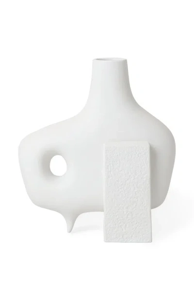Jonathan Adler Paradox Vase In White