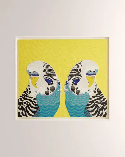 Jonathan Adler Parakeet Beaded Art In Multi