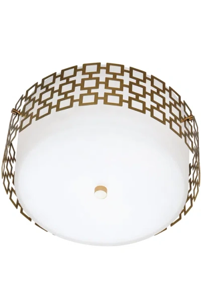 JONATHAN ADLER JONATHAN ADLER PARKER FLUSH MOUNT LIGHT FIXTURE 