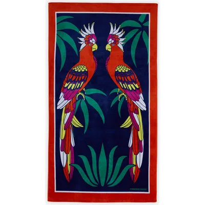 JONATHAN ADLER JONATHAN ADLER PARROTS BEACH TOWEL