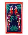 Jonathan Adler Parrots Beach Towel In Multi
