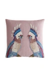 Jonathan Adler Parrots Beaded Pillow In Multi