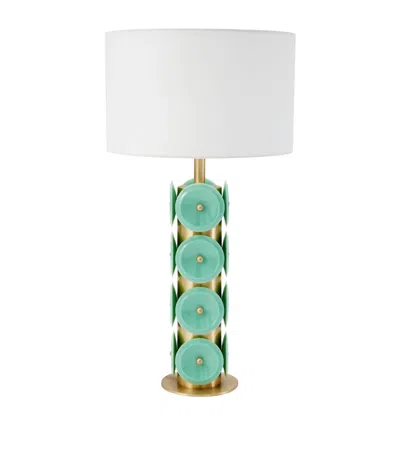 Jonathan Adler Peggy Table Lamp In Green