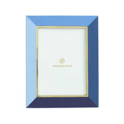 Jonathan Adler Perimeter 5 X 7 Frame In Blue