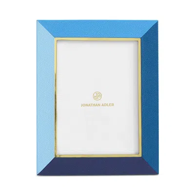 Jonathan Adler Perimeter Leather Frame, 5 X 7